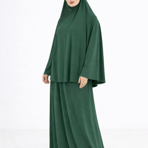 Ensemble Khimar & Abaya – Collection SIGNATURE - Deep Forest