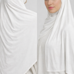 Hijab Jersey Premium Deluxe - White