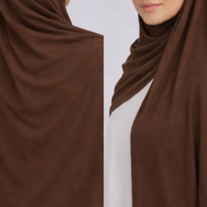 Hijab jersey premium - Brown