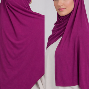Hijab Jersey Premium Deluxe - Fushia