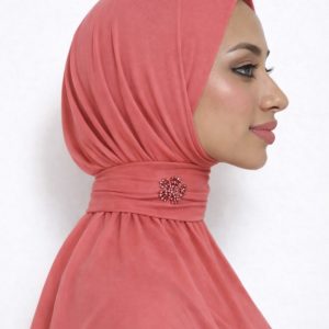 Hijab cagoule à boutons en jersey - Sugar