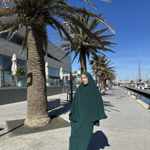 Abaya & Khimar Jersey Premium Green