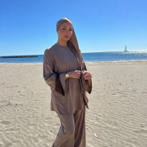 BURKINI SOREYA TAUPE CHOCO