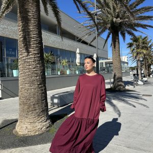 ROBE YARA BORDEAUX