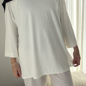 TUNIQUE OVERSIZE BLANC
